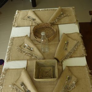 Place Mat Set Jute Sample 7 Pcs
