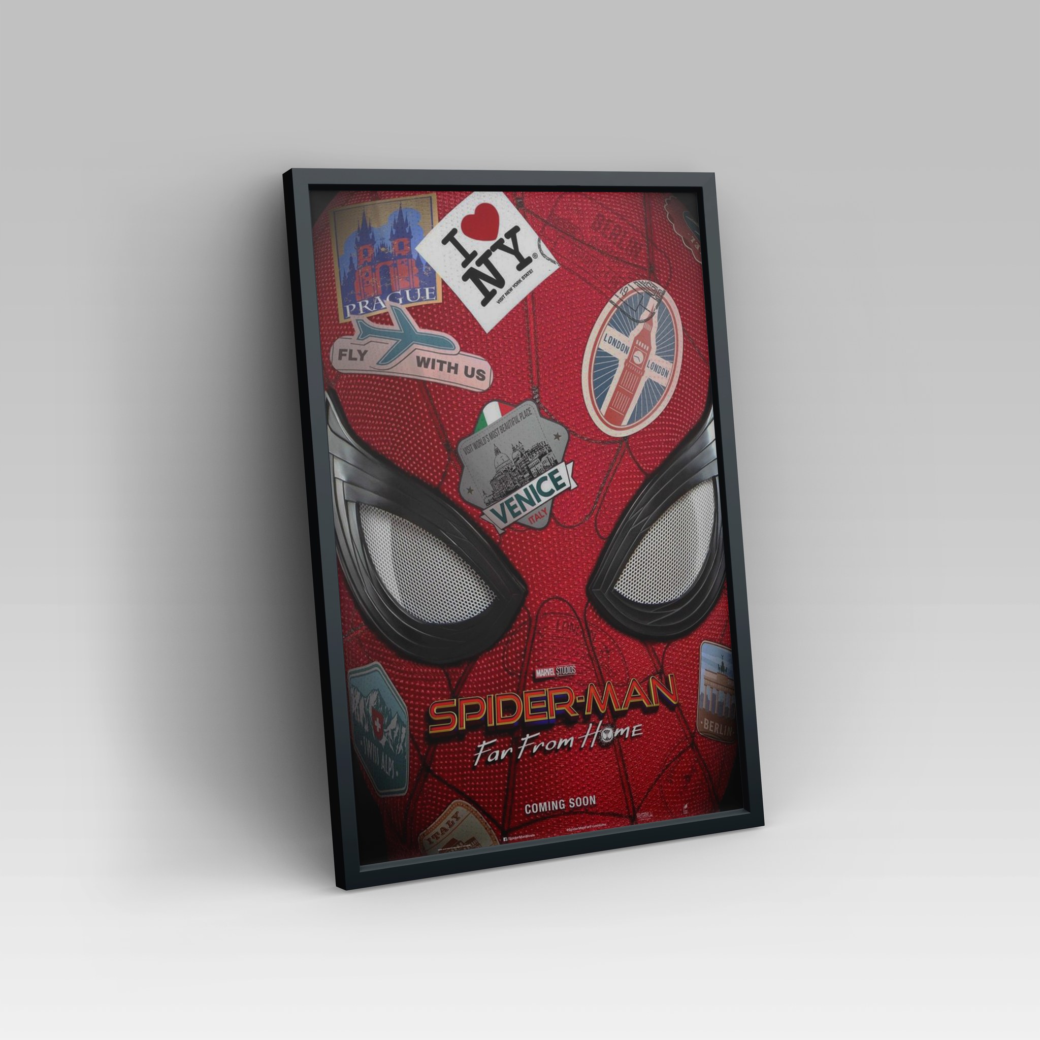 Spiderman Far From Home - Glass Frame