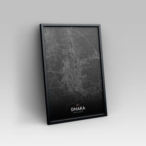 Dhaka (Black) – Glass Frame